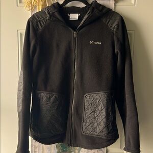Columbia Black Hooded Jacket